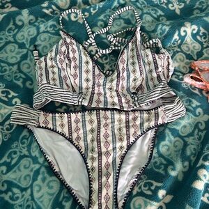 Target Multicolor Patterned Bikini